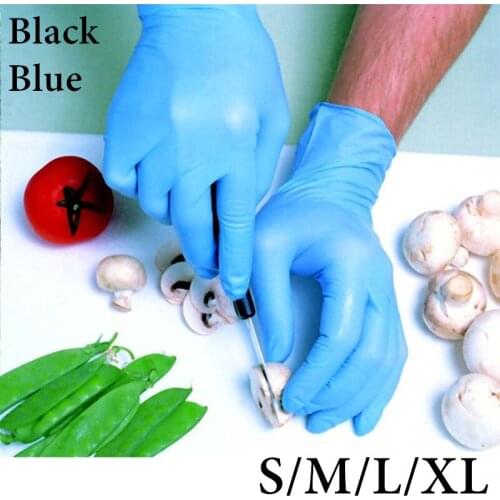 Blue Ultra-thin Touch Disposable Latex Gloves Dishwashing Kitchen Work Household Rubber Garden Gloves 100pc Winter Gloves Men