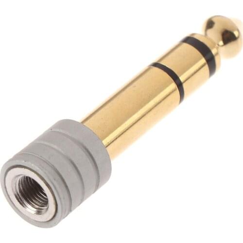 6.5MM Male To 3.5MM Female Jack Plug Audio Headset Microphone Guitar Recording Adapter 6.5 3.5 Converter Aux Cable Converter
