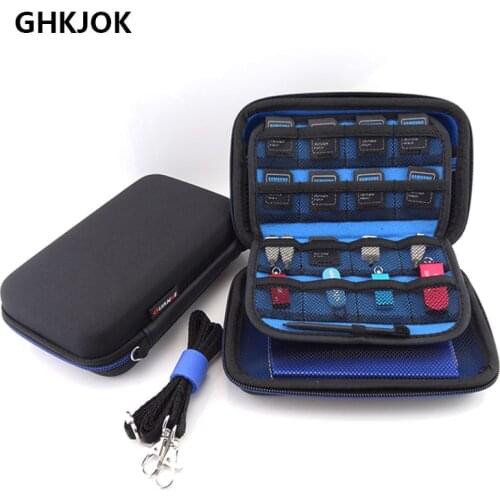 Portable EVA Storage Bags for nintend 3DS XL 2.5 inch SSD HDD Earphone Cable USB Flash Drive Travel Carry Case Digital Bags