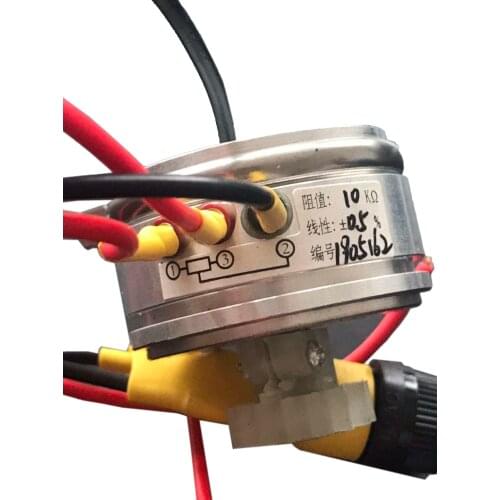Tower crane joystick potentiometer
