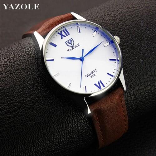 Simple blue light business watch fashion Joker mens watch quartz watch wholesale