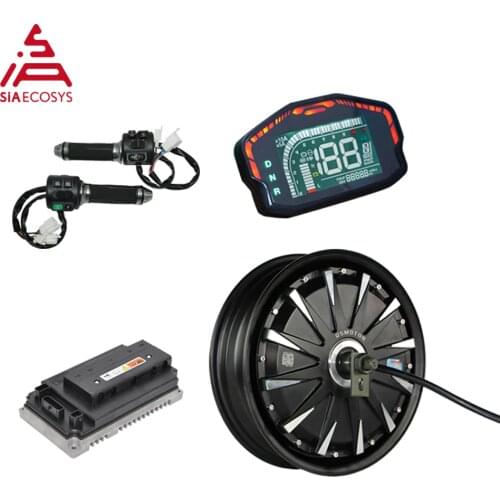 QSMOTOR 12inch 2000W 72V 65kph Hub Motor with EM72100 Controller Kits for Scooter