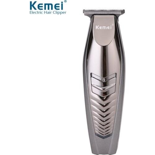 Kemei 8W Hair Trimmer Professional Cordless Hair Clipper Beard Trimmer Mens Hair Cutter Barber Haircut Machine 0 mm Baldheaded