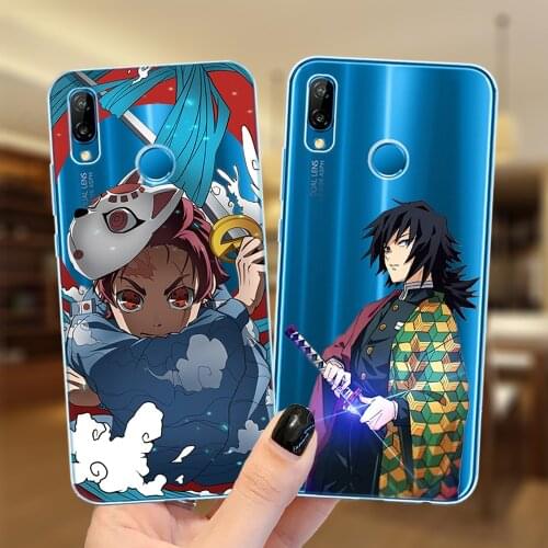 Japan Anime Demon Slayer Soft Phone Case For Capa Huawei Mate 20 P10 P20 P30 P40 Lite E Pro P30Lite Fundas Etui Silicone Cover