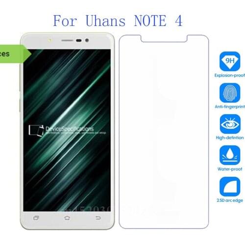 Tempered Glass For Uhans NOTE 4 I8 PRO Screen Protector phone SmartPhone Film Protective Screen Cover ForUhans H5000 A101 A101S