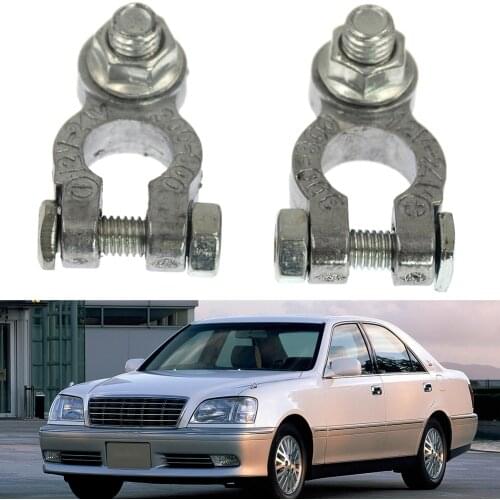 Car Battery Terminals Clamps Screw Connection Positive Terminals 12V Clamp Type Tin Plated Brass Battery Connectors