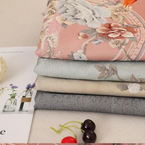 Jacquard sewing fabric for womens dress sewing material for DIY dress women and cheongsam or coat design fabrics