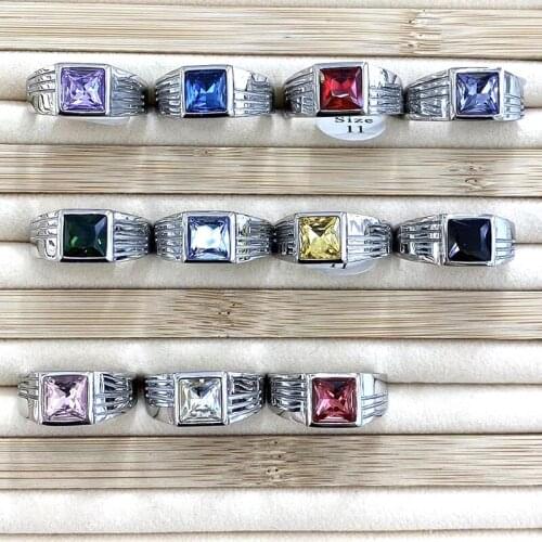 Wholesale Brand Love New Hot Red Black Stone Ring For Women Men Luxury white Engagement Party Rings Fashion Jewelry Best Gift