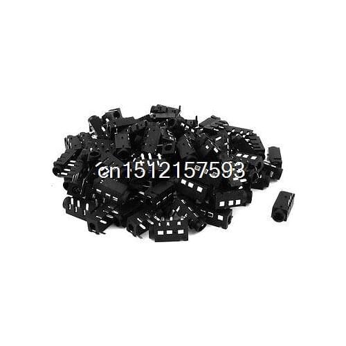 100Pcs PCB Mount 3.5mm Female 4 Pole DIP Stereo Audio Jack Connector PJ320D