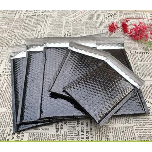 30Pcs/lot Black Foil Bubble Mailers Padded Envelopes Multi-function Packaging Material Shipping Bags Bubble Mailing Envelope Bag