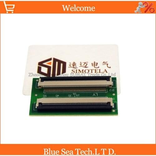 50 Pin 0.5mm FPC/FFC PCB connector socket adapter board,50P flat cable extend for LCD screen interface