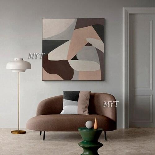 Abstract Colors Block Oil Painting Hand Painted New Arrival Canvas Wall Decoration Art Paintings Picture For Modern Home