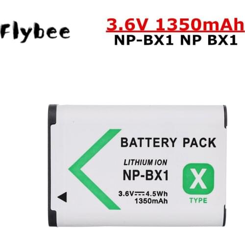 NP-BX1 NP BX1 3.6v 1350mAh Digital Camera Battery for Sony DSC-RX100 DSC-WX500 IV HX300 WX300 HDR-AS15 X3000R MV1 AS30V HDR-A300