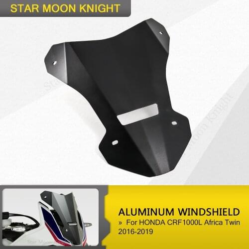 For HONDA CRF1000L Africa Twin crf 1000 l 2016-2019 Motorcycle Accessories Windscreen Windshield Deflector Protector Wind Screen