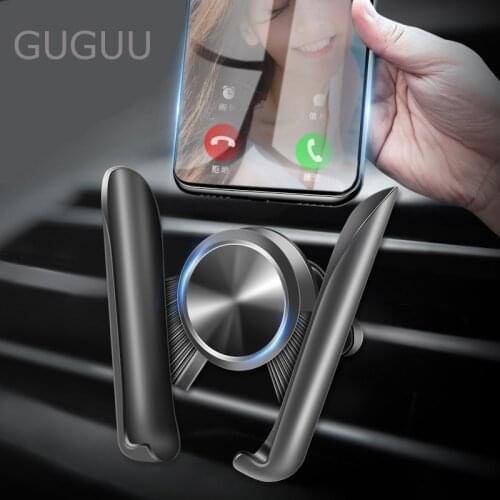 Car Phone Gravity Holder Stand Cell Air Vent Mount Support For iPhone 8 X Samsung s20 Car 360 Rotation Auto Grip Car Accessories