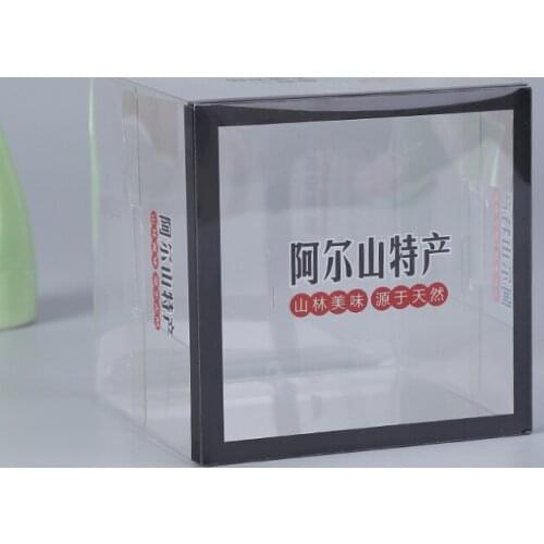 Fast delivery Eco friendly Custom Clear plastic packing box PVC PET PP transparent acetate box packing with logo ---PX20174