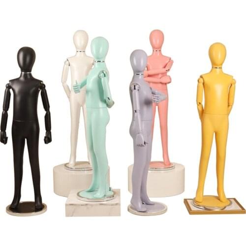 Childrens Model Props Color Full Body Mannequin High-end Shelf Childrens Clothing Model