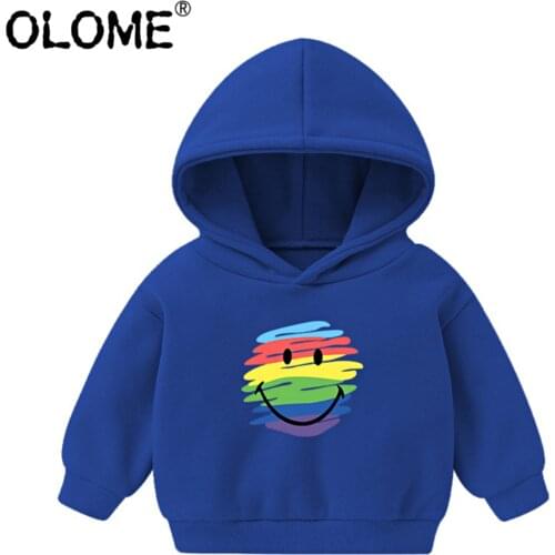 Cartoon Kids Hoodies Children Sweatshirts Autumn 0-12 Kids Girls Clothes OLOME Unisex Toddler Hoodies Free Shipping Boys Tops