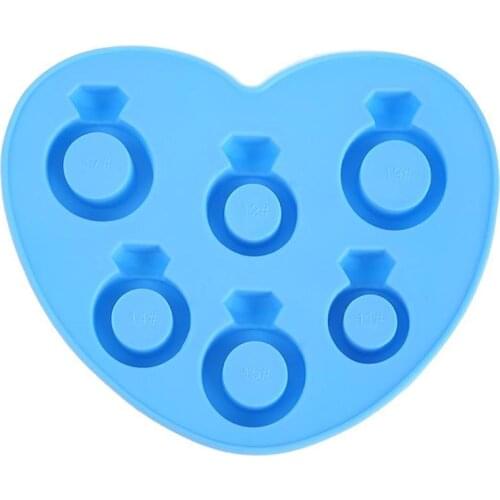 DIY Ring Ice Cube Mold Silicone Ice Cube Tray Chocolate Ice Cream Mould