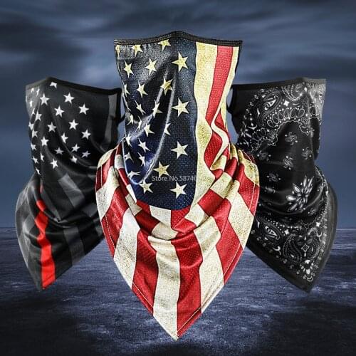 Summer Cold Ice Motorcycle Face Mask Men Skull Caps Helmet Balaclava Headwrap Bandana Face Shield Headband Running Cycling Hat