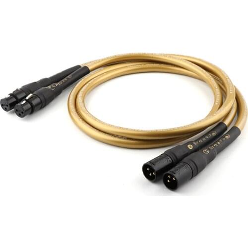 Hifi rca jack cable High Quality OFC pure copper plated silver 2RCA to2 RCA Audio Cable Line Wire