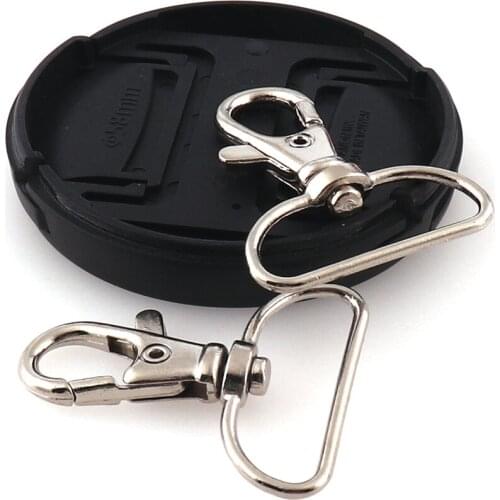 20Pcs/pack Metal Carabiner Clip Snap Hooks Swivel Trigger Dog Buckle KeyRing KeyHooks retaining ring DIY Craft Lobster Clasp