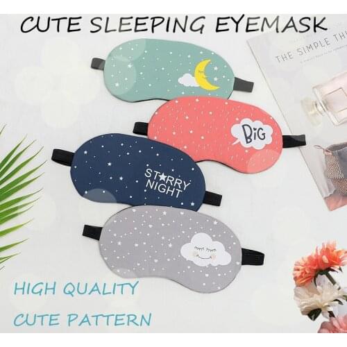 Cartoon Eye Cover To Sleeping Mask For Women Men Interesting Antifaz Para Dormir Concise Sleep Night Mask Stylish Blindfold