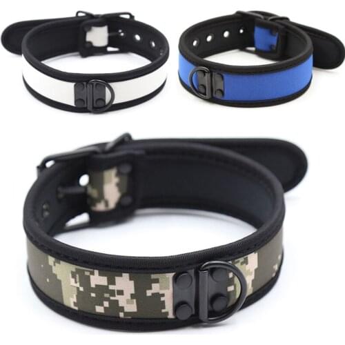 NYLON Bondage Posture Neck Collar Bondage Restraint Belt Slave Cosplay Fetish Neck Strap Harness Adult SM Sex Toys For Couples