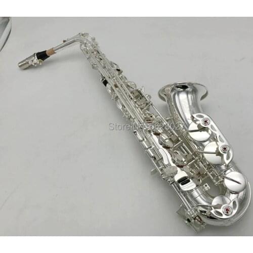 New Saxophone Alto instrument High quality new silvering alto Saxophone instrument and case