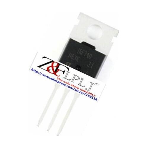 IRF740 TO-220 IRF740PBF 10A 400V Power MOSFET NEW ORIGINAL 10PCS/LOT