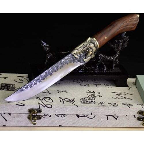 Hand forged slaughtering knife boning knife sharp fruit knifen retro kitchen knife household knife