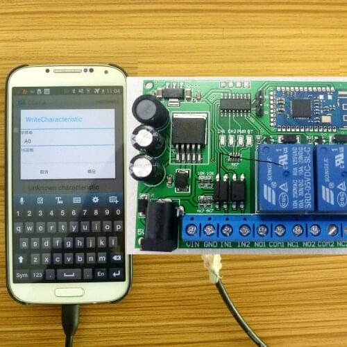 2ch Ios Android Bluetooth Relay 2.4g Radio Frequency Wireless Remote Control Board Switch Iot Module