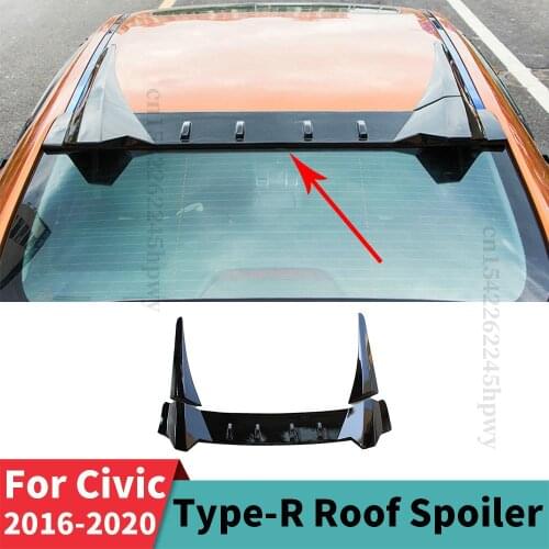 Splitter Diffuser Body Kit Roof Rear Spoiler Wing Modified Styling Racing Boot Lip For Honda Civic 2016 2017 2018 2019 2020