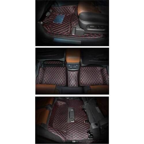 High quality! Special car floor mats for Ford Explorer 7 seats 2019-2011 waterproof car carpets for Explorer 2018,Free shipping