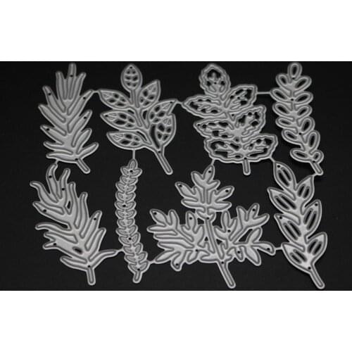 YINISE SCRAPBOOK Metal Cutting Dies For Scrapbooking Stencils LEAVES DIY PAPER Album Cards Making Embossing Die CUT Cuts MOLD