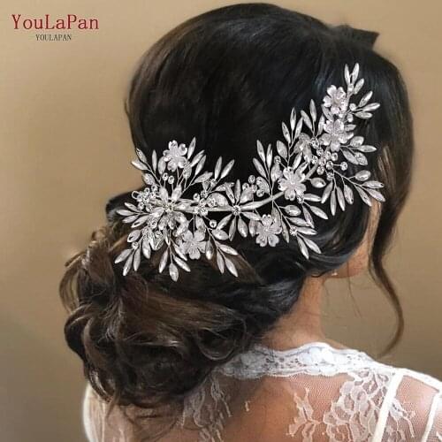 YouLaPan HP289 Stunning Bridal Hair Accessories Bridal Headpieces for Girls Rhinestone Bridal Hair Jewelry Bridal Headband