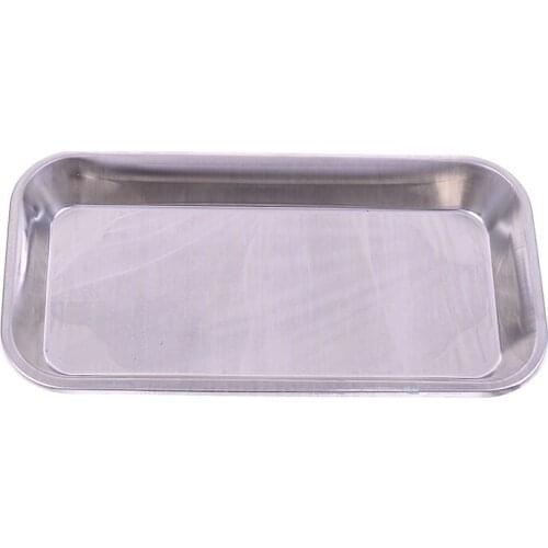 1PCS Stainless Steel Surgical Tray Dental Dish Lab Instrument Tools