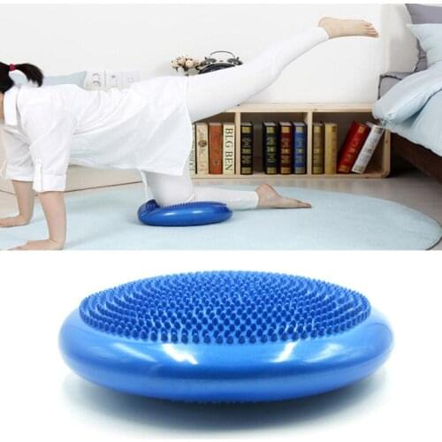 1pc Point Massage Ball Stress Relief Foot Back Body Muscle Massage Cushion Mat Yoga Balance Cushion With Air Pump Newest