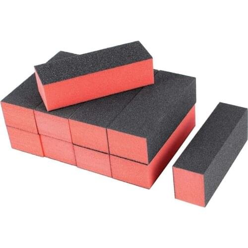 10PC Nail Art Care Buffer Buffing Sanding Block Files Grit Acrylic Manicure Tool (Professional Salon Use) (Home Use)