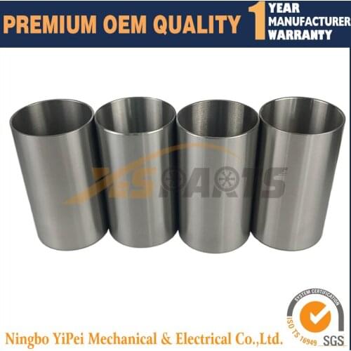 4 Sets Cylinder Liner Sleeve For Kubota V2003 V2003T V2003-T-E2B