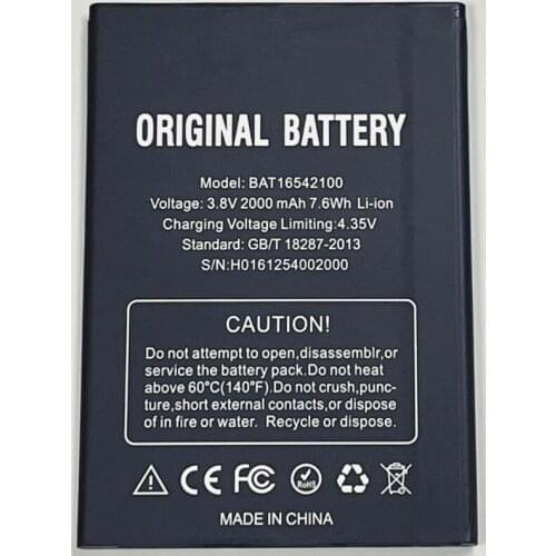 3.8V 2000mAh BAT16542100 For DOOGEE X9 Mini Battery