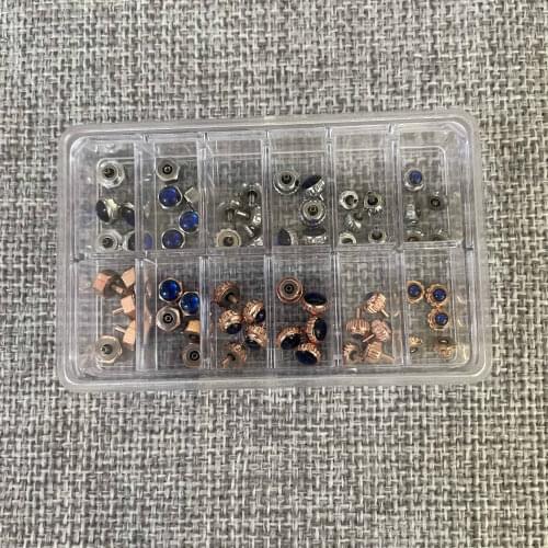 Watch accessories tank handle blue balloon series multi size handle silver rose gold crown box