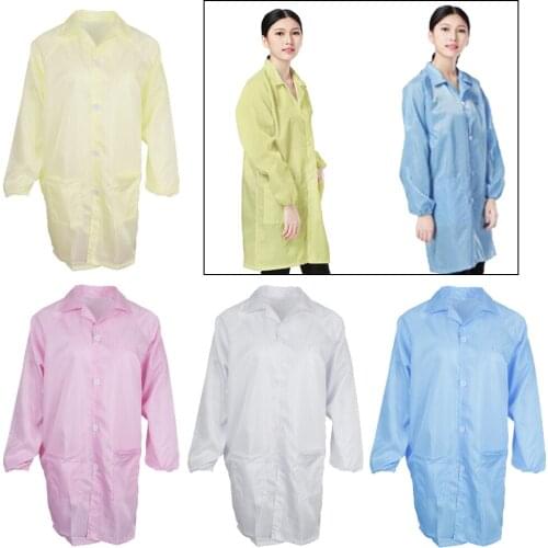 ESD Anti-Static Premium Lab Jacket Coat Women Clothing Gown