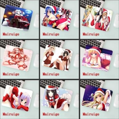 Mairuige big promotion laptop mouse pad Christmas anime girl small size 180 * 220 2mm