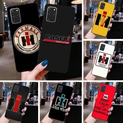 CASE IH Tractor Phone Case for Samsung S20 plus Ultra S6 S7 edge S8 S9 plus S10 5G lite 2020