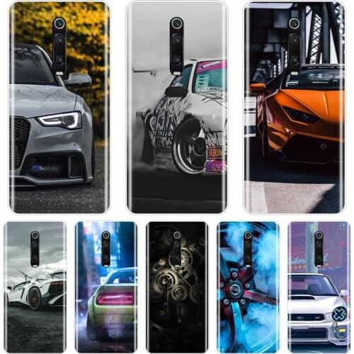Phone Case For Xiaomi Redmi Note 7S 7 PRO Car SportsCar Tyre Men Soft Silicone Back Cover For Xiaomi Redmi 7 7A K20 Pro GO Y2 Y3