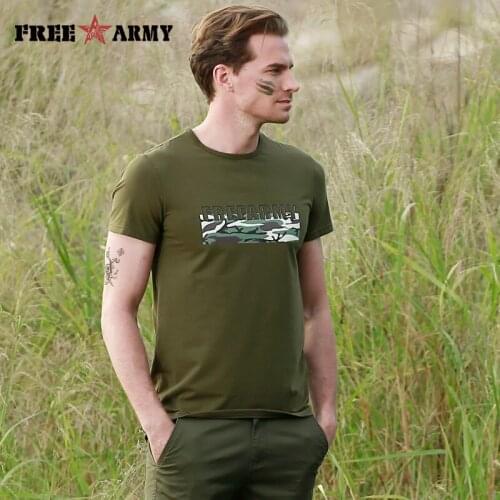 Мужские модные футболки Free Army China At AliExpress