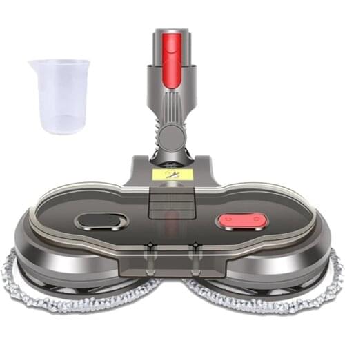 Hot TOD-Electric Rotary Mopping Head for Dyson V7 V8 V10 V11 Handheld Cordless Wet Dry Vacuum Cleaner W/ Water Tank/Cup Mop Pads