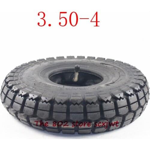 Good Quality 4.10/3.50-4 Inner and Outer Tire Electric Scooter Tire 410/350-4 Generation Treadmill Tire