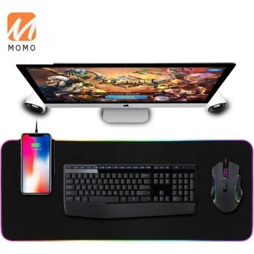 Wireless Charging Mouse Pad Extra Large RGB Gaming Mouse Pad 800x300mmx4mm charger game mouse pad